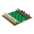 Miniatyrbillede 1 af 3: Noble Collection Brætspil Minecraft Chess Set Overworld Heroes Vs Hostile Mobs