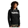 Miniatyrbillede 1 af 4: Superdry Hættetrøje Core Logo Sort S Mand