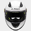 Miniatyrbillede 5 af 6: Ls2 Ff812 Kid Solid Fullface-hjelm Hvid L