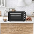 Miniatyrbillede 10 af 10: Tm Electron Rotisserie Varmluftsovn Tmpho045 45l 1400w Søvfarvet