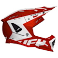 Miniatyrbillede 3 af 3: Ufo Motocross Hjelm Echus Rød M