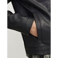 Miniatyrbillede 5 af 7: Jack & Jones Dylan Clean Læderjakke Sort 2XL Mand