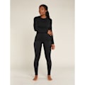 Miniatyrbillede 6 af 7: Icebreaker Merino Core Heavyweight Langærmet Baselayer Sort S Kvinde