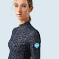 Miniatyrbillede 5 af 5: CafÉ Du Cycliste Marguerite Langærmet Trøje Blå L Kvinde