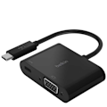 Miniatyrbillede 1 af 7: Belkin Usb-c To Vga + Charge Adapter Sort