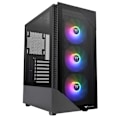 Miniatyrbild 1 av 10: Thermaltake Tornfodral Med Fönster View 200 Tg Argb Svart