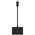 Miniatyrbillede 3 af 7: Belkin Usb-c To Vga + Charge Adapter Sort