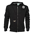 Miniatyrbillede 1 af 2: West Coast Choppers Sweatshirt Med Fuld Lynlås Og Classic Panel Sort 2XL Mand