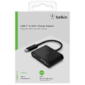 Miniatyrbillede 6 af 7: Belkin Usb-c To Vga + Charge Adapter Sort