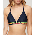 Miniatyrbild 1 av 7: Superdry Logo Triangle Bikinitopp Blå S Kvinna