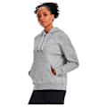 Miniatyrbillede 1 af 6: Under Armour Hættetrøje Essential Fleece Grå S Kvinde