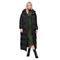 Miniatyrbillede 1 af 6: Superdry Maxi Longline Jakke Sort XS Kvinde