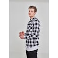 Miniatyrbillede 5 af 8: Urban Classics Basic Flannelskjorte Sort S Mand