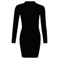 Miniatyrbillede 3 af 5: Superdry Langærmet Kort Kjole Backless Bodycon Sort M Kvinde
