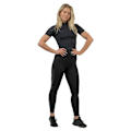 Miniatyrbillede 1 af 4: Nebbia Kompressionsskjorte Compression Zipper Intense Ultimate Sort L Kvinde
