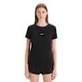 Miniatyrbillede 1 af 6: Icebreaker Kortærmet T-shirt Zoneknit™ Sort M Kvinde