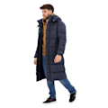 Miniatyrbillede 4 af 7: Superdry Puffer Jakke Rips Longline Grå S Mand