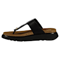 Miniatyrbillede 3 af 6: Fitflop Klipklapper Buckle Leather Toe-post Sort EU 39 Kvinde