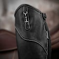 Miniatyrbillede 3 af 3: Harry´s Horse Bit Korte Og Brede Halvchaps Sort 3XL