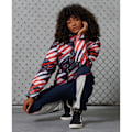 Miniatyrbillede 3 af 4: Superdry Jakke Sportstyle Statement Puffer Blå M Kvinde