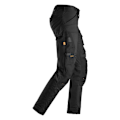 Miniatyrbillede 3 af 5: Snickers Workwear Allroundwork Elastic Bukser Sort 250