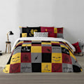 Miniatyrbillede 5 af 6: Play Fabrics Nordic Case Med Hogwarts Bomuldsknapper Billeder Til 135/140 220x240 Cm