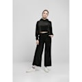 Miniatyrbillede 3 af 3: Urban Classics Cropped Velvet Oversized Big Sweatshirt Sort 2XL Kvinde