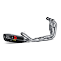 Miniatyrbild 1 av 5: Akrapovic Full Line System Racing Steel&carbon Mt-09/fz-09 14-17/xsr 900 16 Ref:s-y9r2-afc Silver