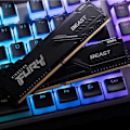 Miniatyrbillede 8 af 10: Kingston Ram-hukommelse Kf432c16bbk2/16 16gb 2x8gb Ddr4 3200mhz Sort