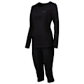 Miniatyrbillede 2 af 3: Lenz Langærmet Baselagssæt Merino Sort XL-2XL Kvinde