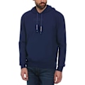 Miniatyrbillede 1 af 3: Original Penguin Knit Twill Graphic Hættetrøje Blå L Mand