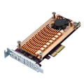 Miniatyrbillede 2 af 4: Qnap Qm2-2p-244a Orange,Sort,Gylden