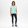 Miniatyrbillede 4 af 4: Millet Kortærmet T-shirt Hiking Jacquard Blå S Kvinde