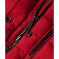 Miniatyrbillede 3 af 4: Superdry Puffer Jakke Fuji Longline Rød S Kvinde