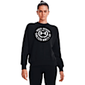 Pikkukuva 1 / 6: Under Armour Huppari Rival Fleece Crest Grp Crew Musta S Nainen