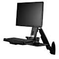 Pikkukuva 1 / 2: Startech Sit Stand Desk Wall Mount One Monitor Musta