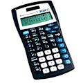 Miniatyrbillede 3 af 3: Texas Instruments Lommeregner Ti 30x Ii Solar Blå