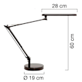Miniatyrbillede 3 af 4: Unilux Bordlampe Lavt Forbrug Led 42 W Søvfarvet