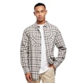 Miniatyrbillede 1 af 10: Urban Classics Lang ærmet Skjorte Oversized Check Grå L Mand