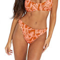 Miniatyrbild 6 av 6: Volcom Blocked Out Bikini Botten Orange,Rosa S Kvinna