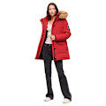 Pikkukuva 4 / 7: Superdry Anorakki Everest Faux Fur Punainen S Nainen