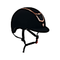 Miniatyrbillede 1 af 6: Equestro Hjelm Modello Eclipse Plain Velvet (3 Padding)  56-58 cm