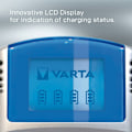 Miniatyrbillede 7 af 8: Varta Lcd Oplader 12v Usb+4 2600mah Mignon Aa Søvfarvet