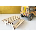 Miniatyrbillede 3 af 4: Crawler Park Picnic Bord 1/10 Brun