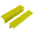 Miniatyrbillede 1 af 2: Var Set Of 2 Nylon Jaws For Bench Vise Gul 125 mm