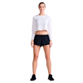 Miniatyrbillede 1 af 6: 2xu Langærmet T-shirt Light Speed Tech Crop Hvid XL Kvinde