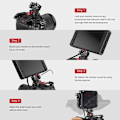 Miniatyrbillede 5 af 6: Smallrig Monitormontering Nato 2100 Sort