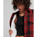Pikkukuva 4 / 7: Superdry Paita Vintage Borg Check Overshirt Punainen S Nainen