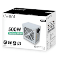 Miniatyrbillede 3 af 3: Eminent Strømforsyning Ew3909 Atx 500w V2.3 Pro Line Sort
