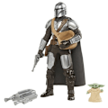 Miniatyrbillede 6 af 8: Star Wars Galactic Action The Electrónicas Interactives Figur Mandalorian & Grogu Gylden